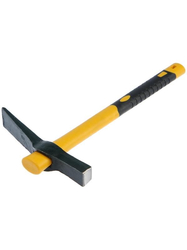 Кирка-молоток ТУНДРА, кованая, фиберглассовая рукоятка 380 мм, 500 г