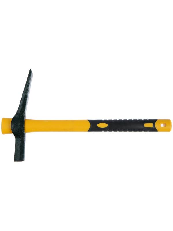 Кирка-молоток ТУНДРА, кованая, фиберглассовая рукоятка 380 мм, 500 г