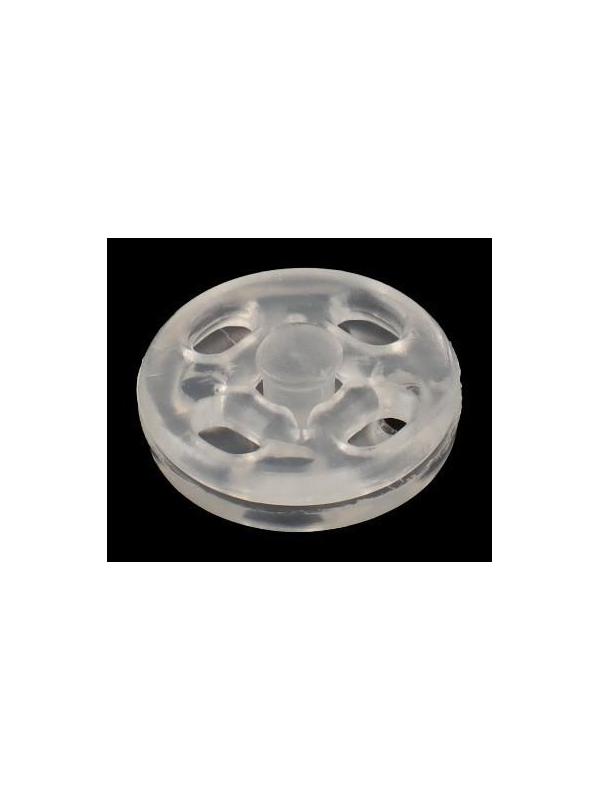 Кнопки пришивные, d = 10 мм, 10 шт, цвет прозрачный