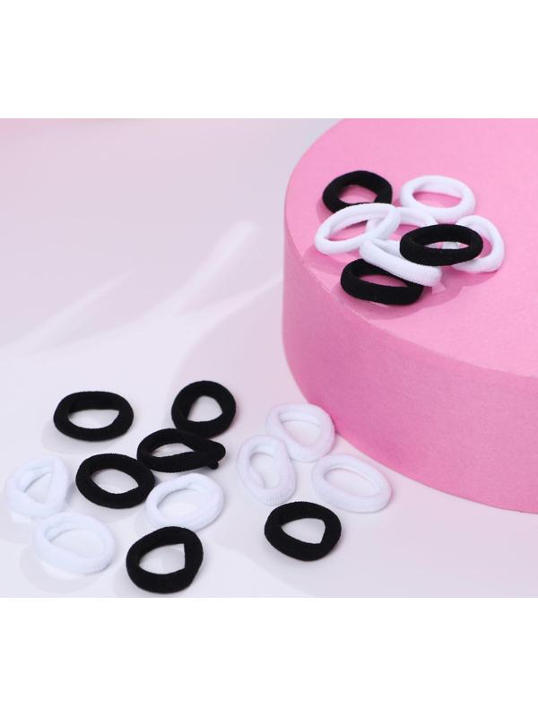 Набор резинок для волос «Махрушка», панда, 50 шт.