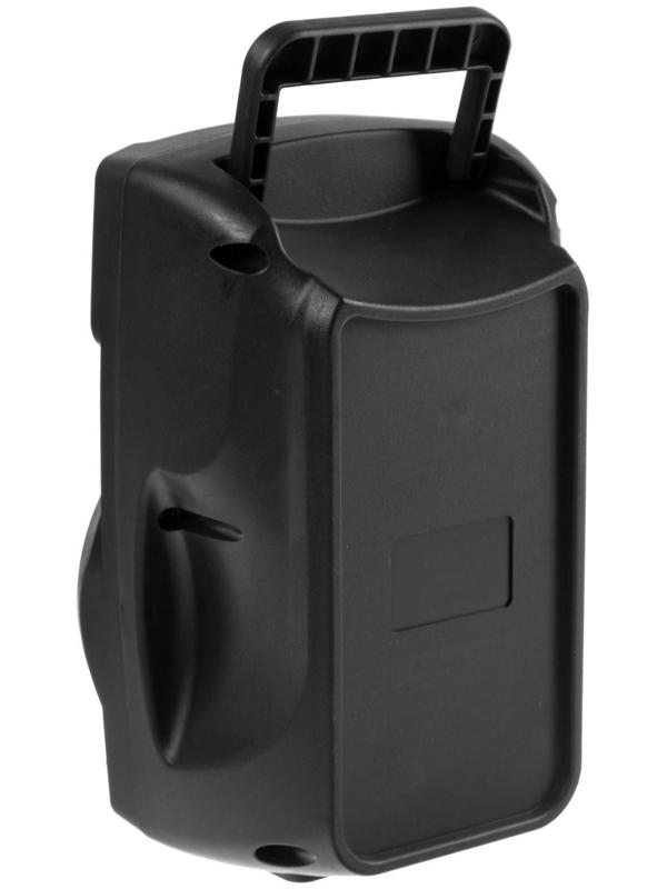 Портативная колонка LAB-08 MK-601, 5Вт, 600 мАч, TF, FM, AUX, USB, MIC, с подсветкой,черная