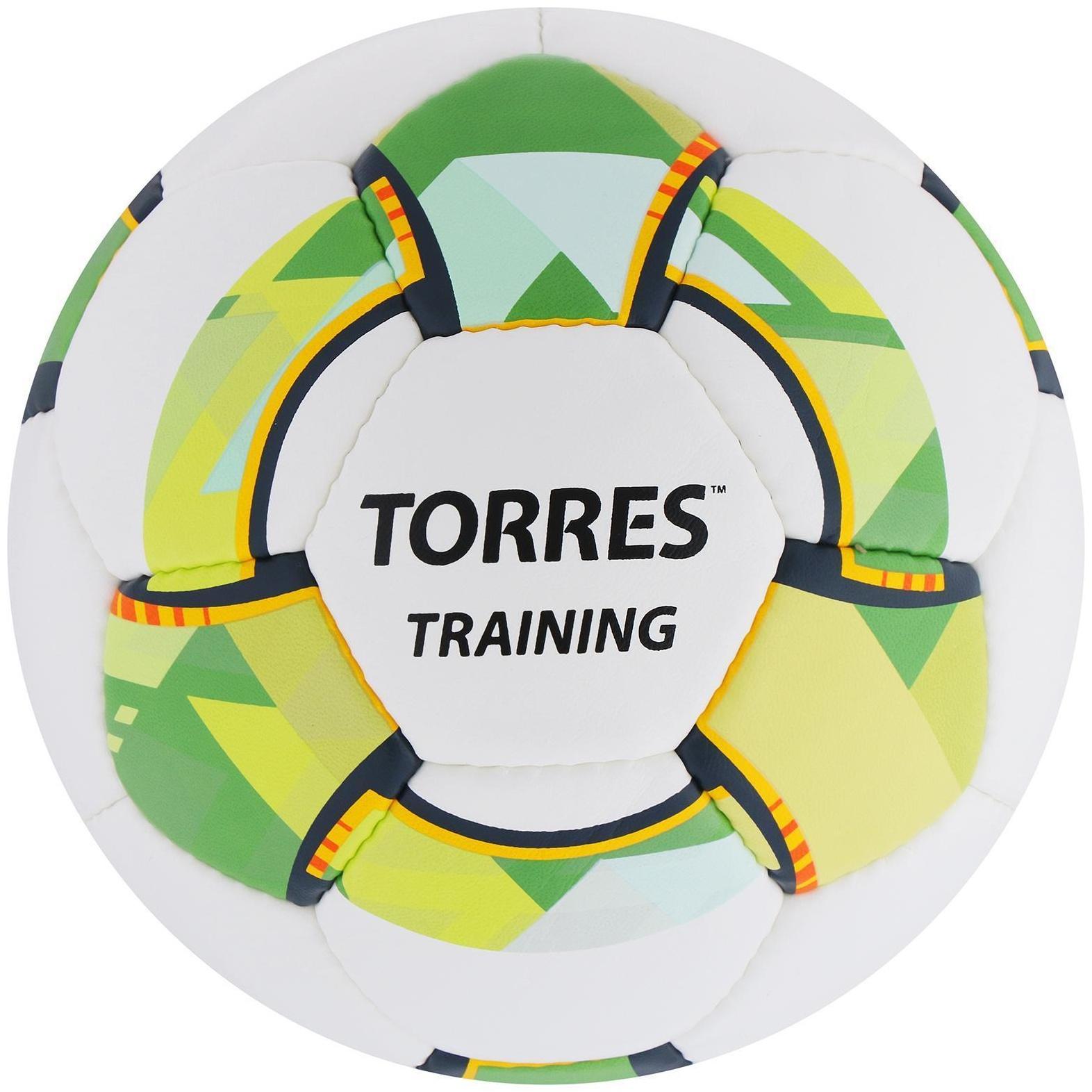 Мяч футбольный TORRES Training, PU, ручная сшивка, 32 панели, размер 4