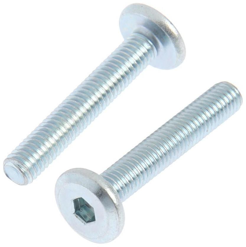 Винт мебельный М6х35, цинк