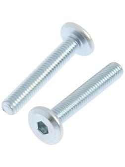 Винт мебельный М6х35, цинк