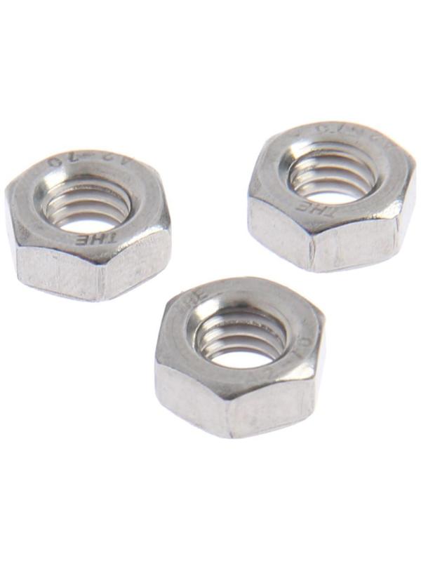 Гайка DIN934 М6 нерж., A2, 100 шт.