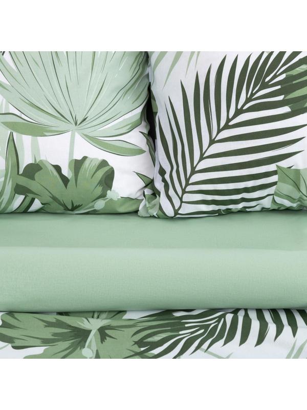 Постельное белье Этель 1.5 сп Tropics (вид 2) 143*215 см,150*214 см, 70*70 см 2 шт