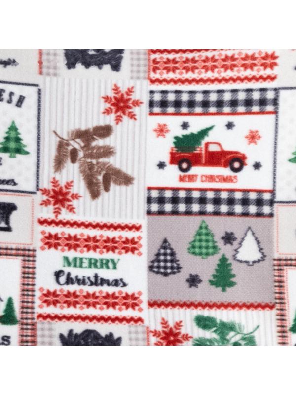 Плед Экономь и Я «Рождество» 150*200см, пл.160 г/м2, 100% п/э