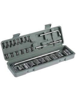 Набор инструментов в кейсе ТУНДРА, автомобильный, 1/2