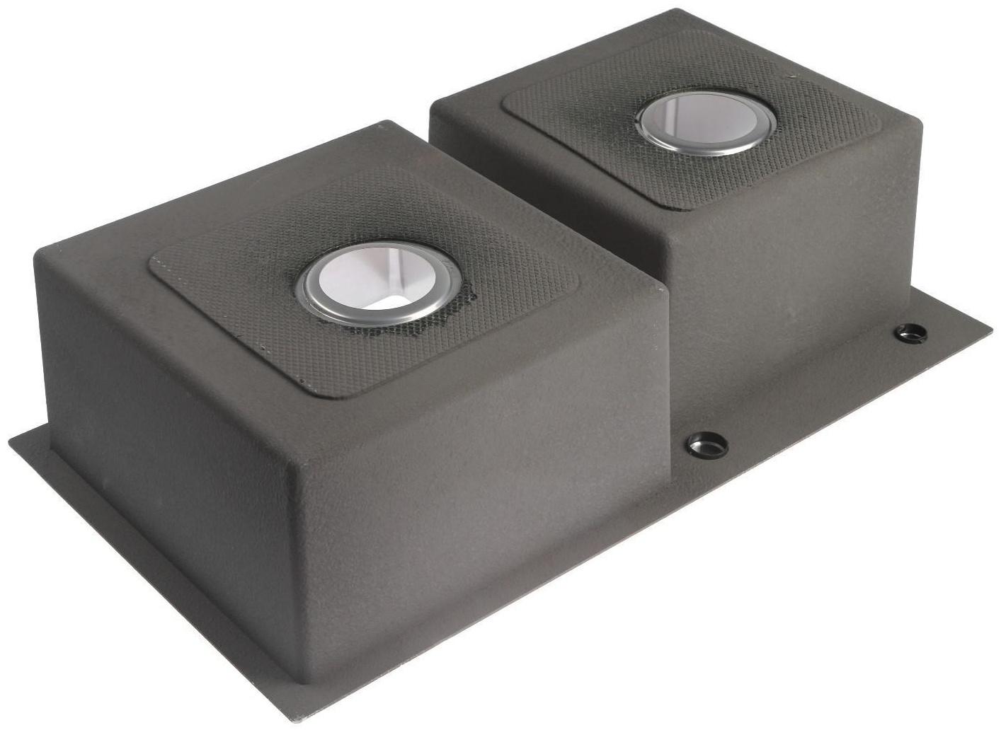 Мойка кухонная AFLORN AF97843-D, врезная, двойная, S=3,0 и 0,8 мм, 78х43х22 см, сифон, сатин