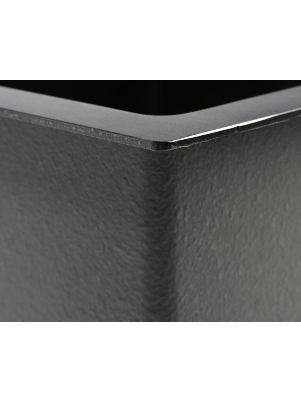 Мойка кухонная AFLORN AF97843B-D, врезная, двойная, S=3,0 и 0,8мм, 78х43х22см, сифон, графит