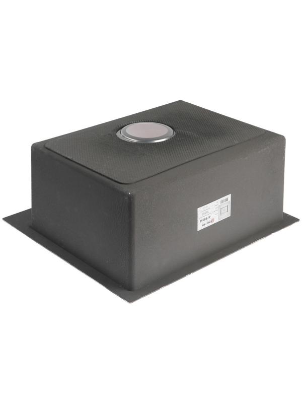 Мойка кухонная AFLORN AF95044, врезная, S=3,0 и 0,8 мм, 50х44х22 см, сифон, сатин