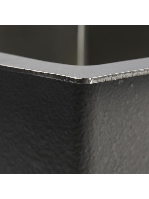 Мойка кухонная AFLORN AF94444, врезная, S=3,0 и 0,8 мм, 44х44х22 см, сифон, сатин