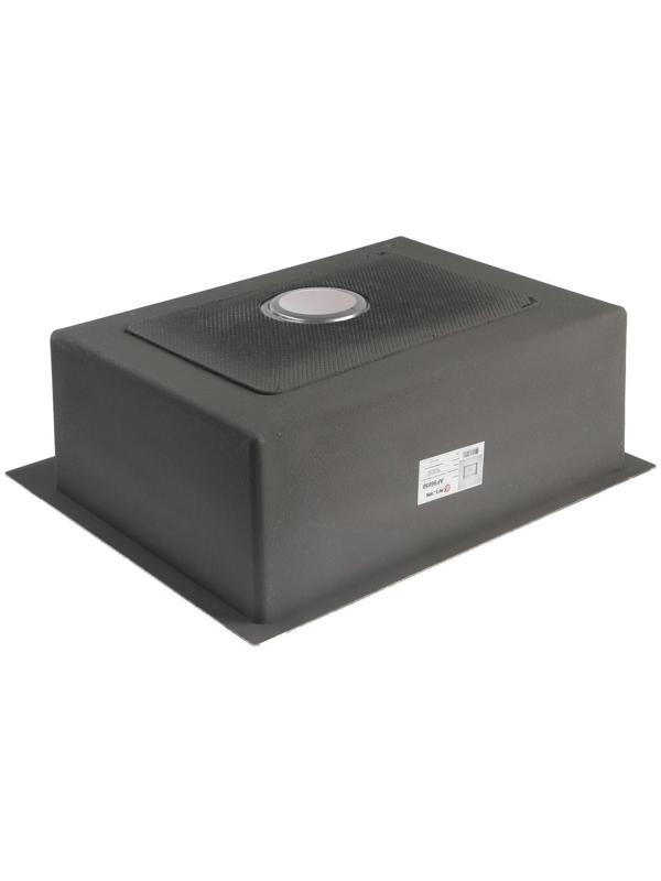 Мойка кухонная AFLORN AF96050, врезная, S=3,0 и 0,8 мм, 60х50х22 см, сифон, сатин