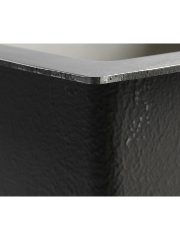 Мойка кухонная AFLORN AF96050, врезная, S=3,0 и 0,8 мм, 60х50х22 см, сифон, сатин