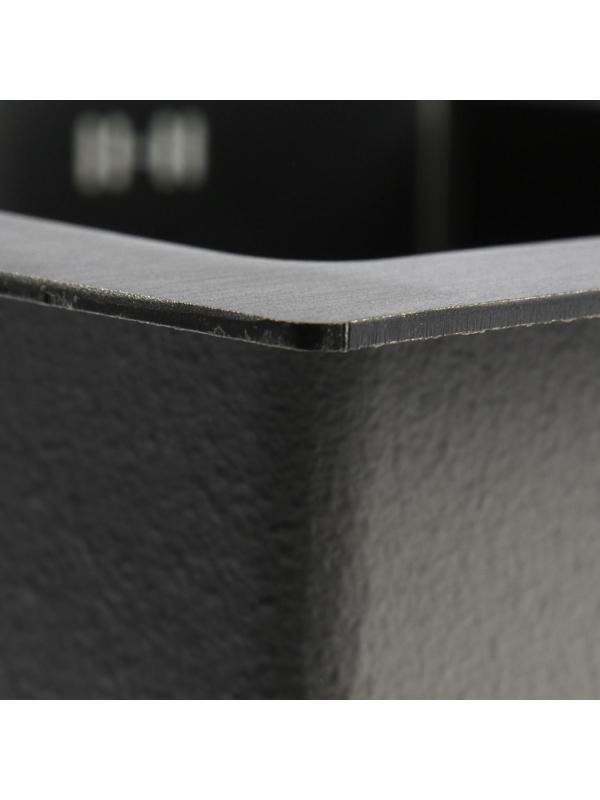 Мойка кухонная AFLORN AF97851F-L, врезная, левая, S=3,0 и 0,8 мм, 78х51х22 см, сифон, графит