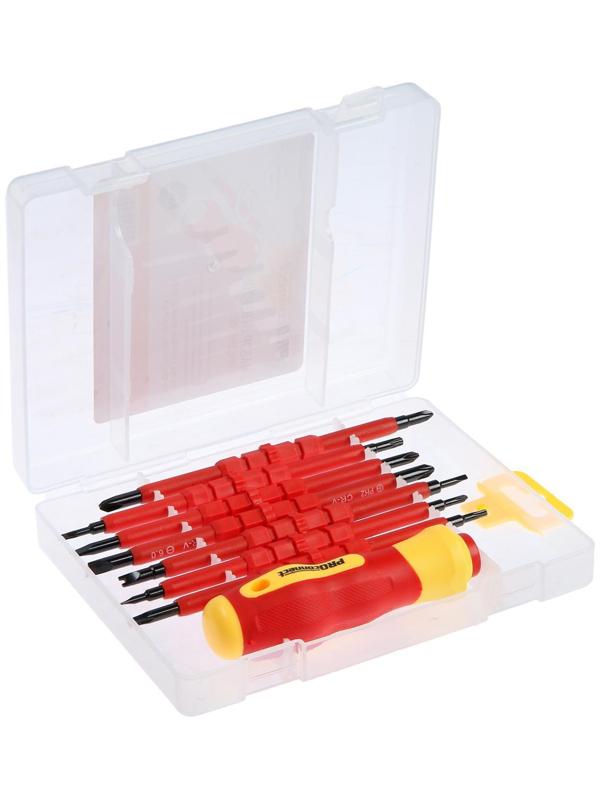 Набор отверток PROconnect 12-4773, 8 предметов, двухкомпонентная рукоятка