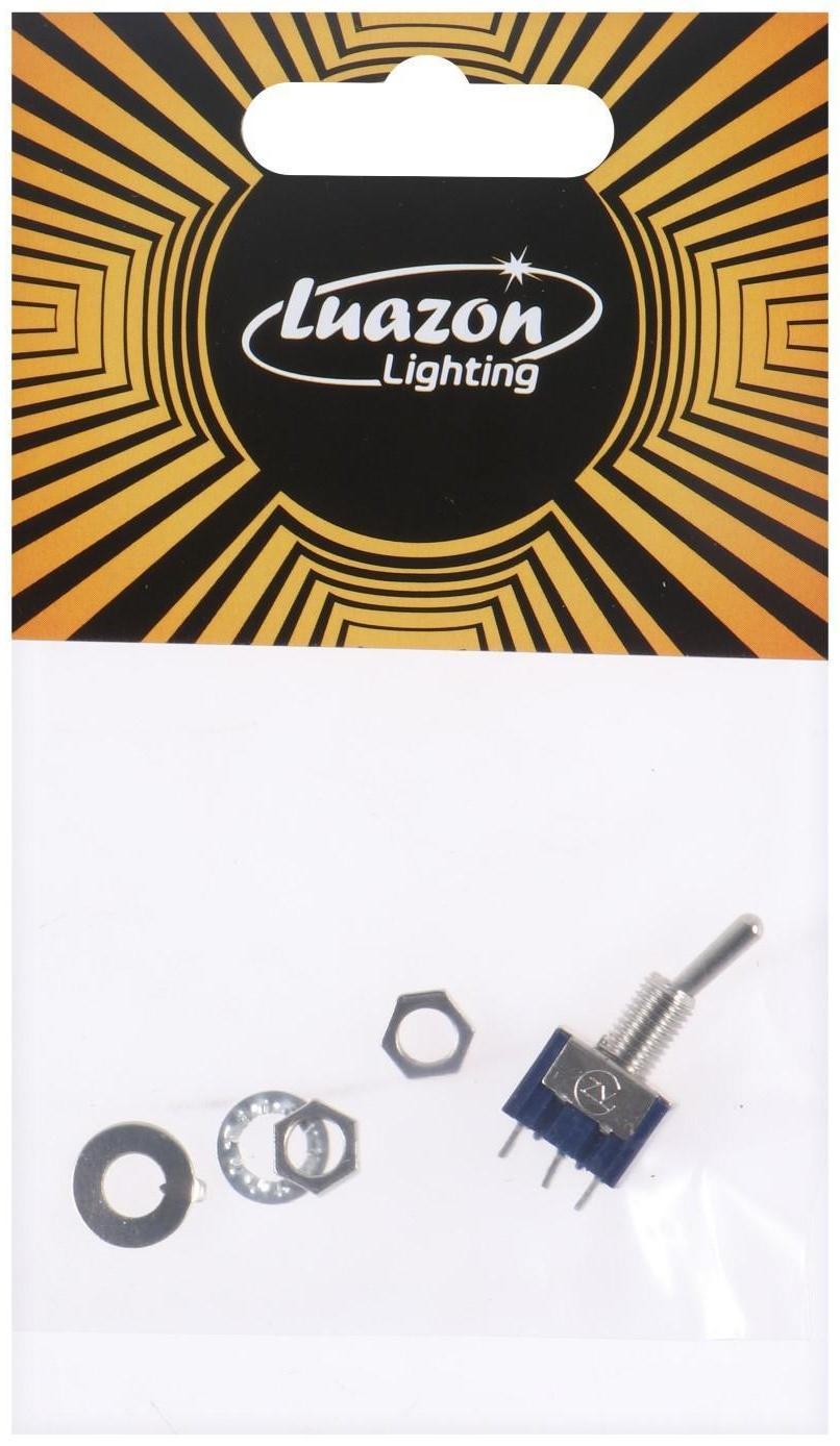 Тумблер, 250 В, 3 А, ON-ON, 3с, малый, розничная упаковка.