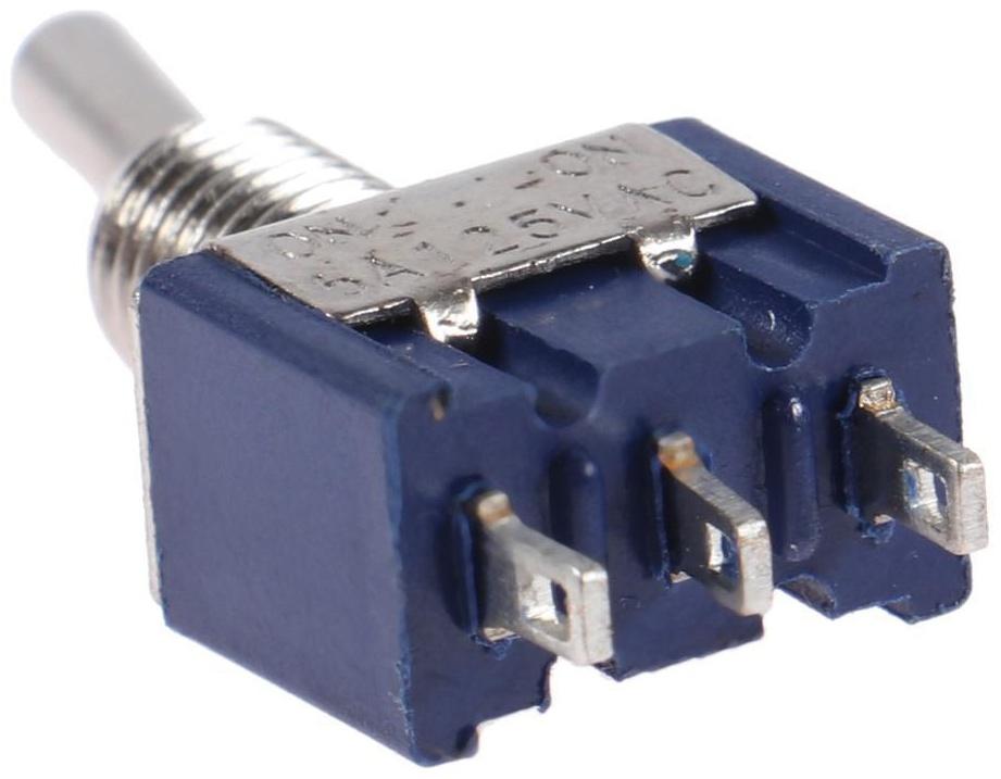 Тумблер, 250 В, 3 А, ON-ON, 3с, малый, розничная упаковка.