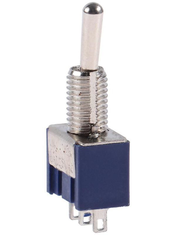 Тумблер, 250 В, 3 А, ON-ON, 3с, малый, розничная упаковка.