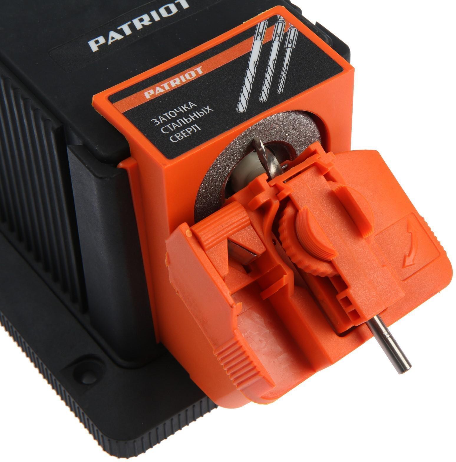 Станок заточной PATRIOT BG 100, 65 Вт, 6700 об/мин, для заточки сверл/ножей/ножниц/лезвий