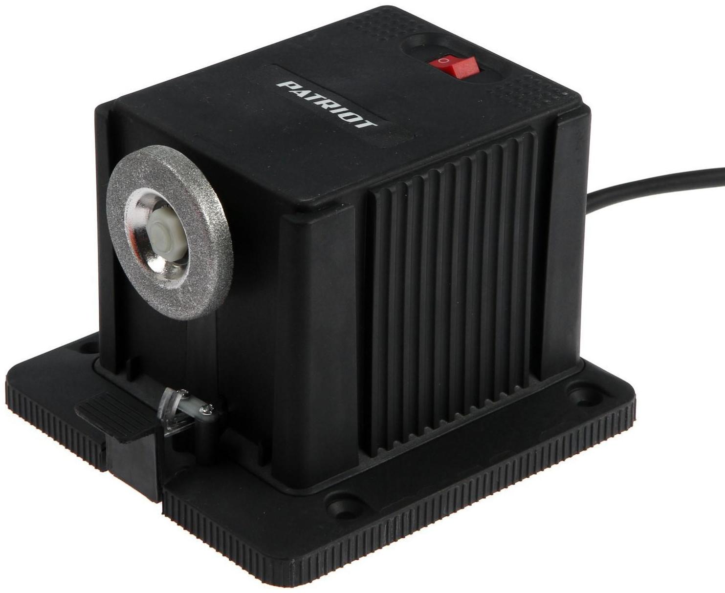 Станок заточной PATRIOT BG 100, 65 Вт, 6700 об/мин, для заточки сверл/ножей/ножниц/лезвий