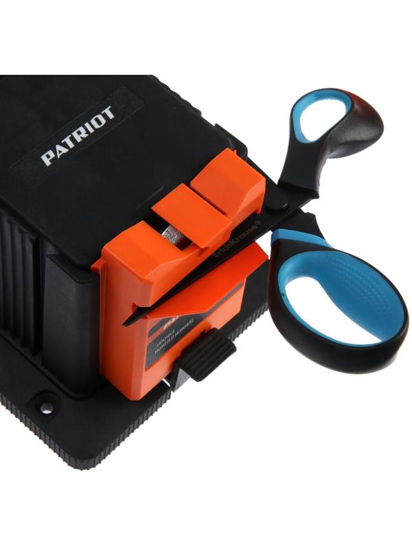 Станок заточной PATRIOT BG 100, 65 Вт, 6700 об/мин, для заточки сверл/ножей/ножниц/лезвий