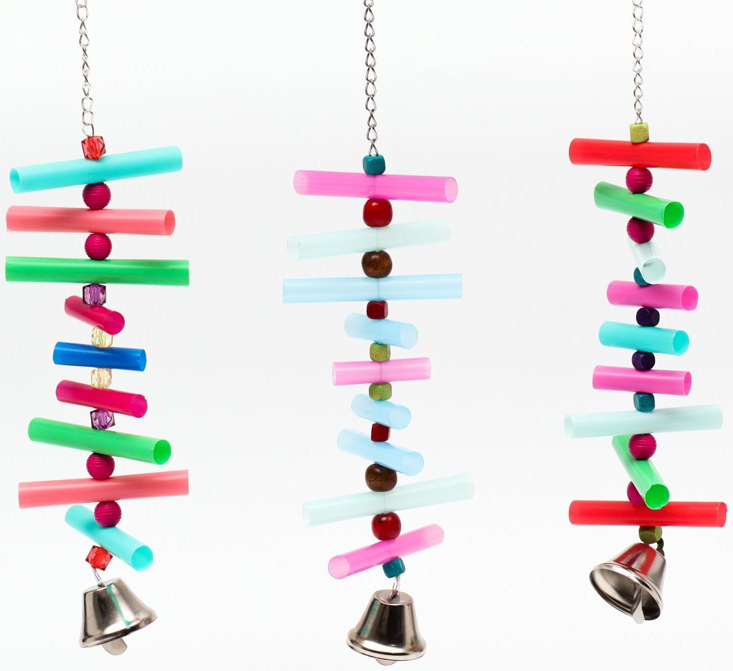 Игрушка для птиц Ступеньки, микс