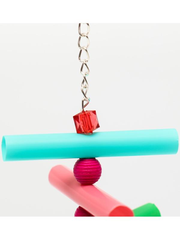 Игрушка для птиц Ступеньки, микс