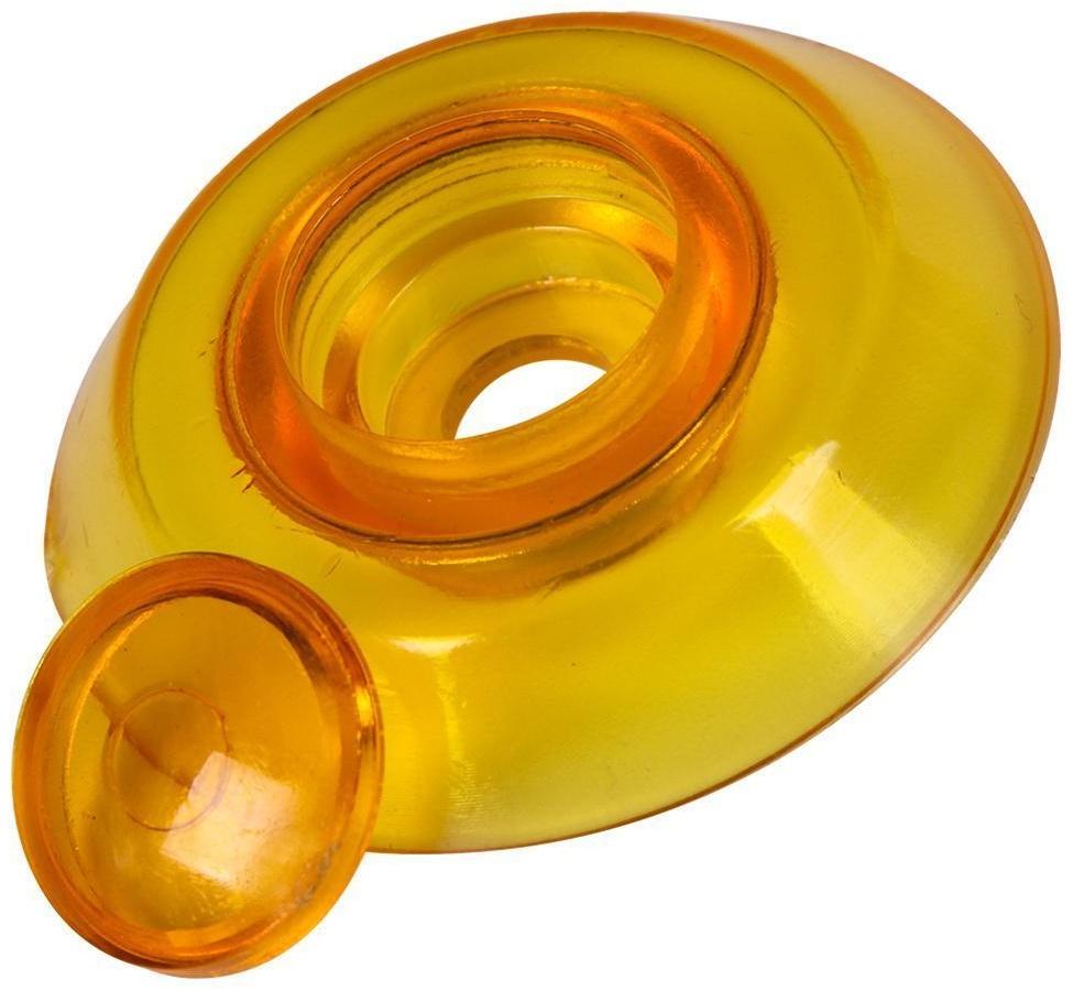 Термошайба из поликарбоната, d = 38 мм, УФ-защита, оранжевая, набор 25 шт.