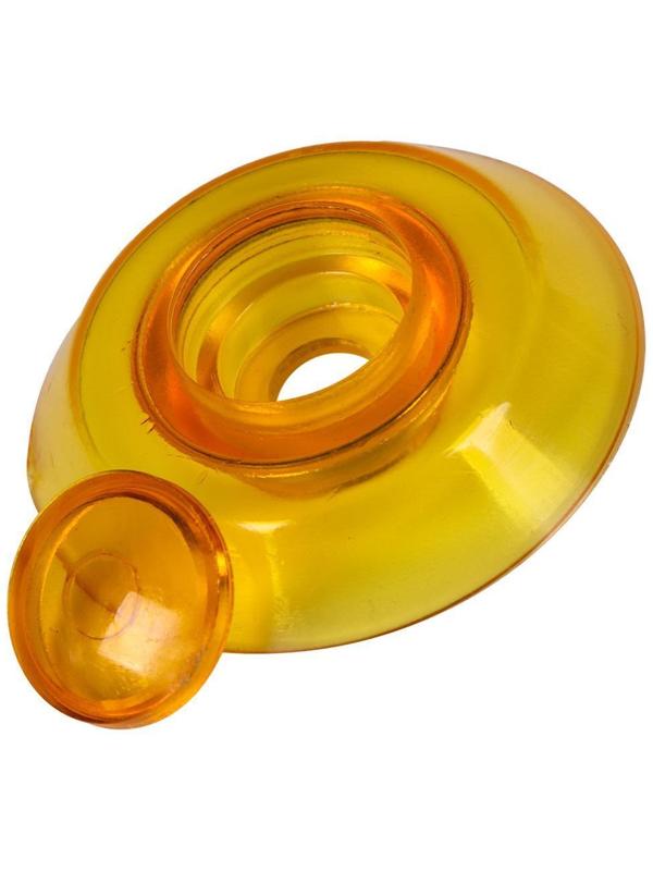 Термошайба из поликарбоната, d = 38 мм, УФ-защита, оранжевая, набор 25 шт.