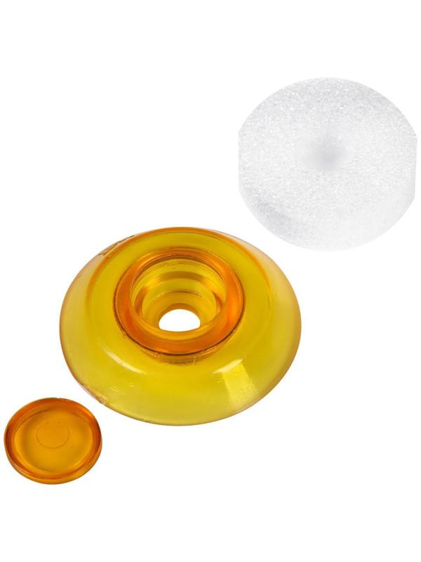 Термошайба из поликарбоната, d = 38 мм, УФ-защита, оранжевая, набор 25 шт.