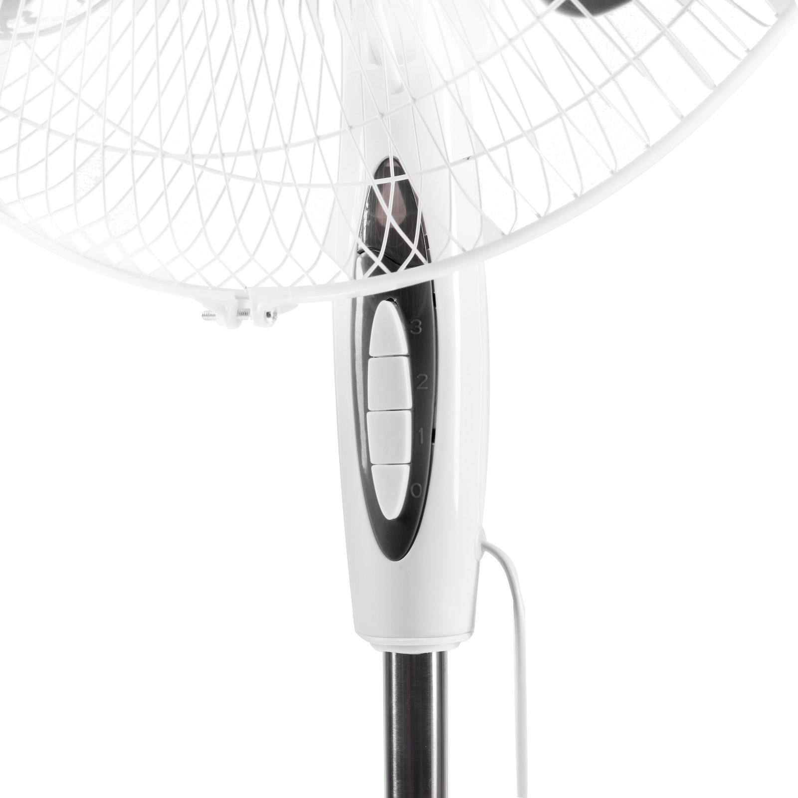 Вентилятор ENERGY EN-1659, напольный, 40 Вт, d=16 см, 3 скорости, ф-я поворота, белый