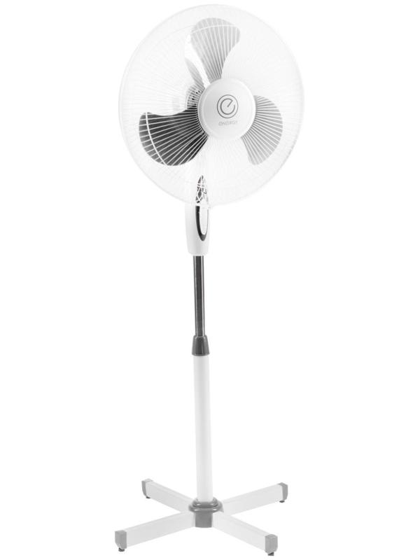 Вентилятор ENERGY EN-1659, напольный, 40 Вт, d=16 см, 3 скорости, ф-я поворота, белый