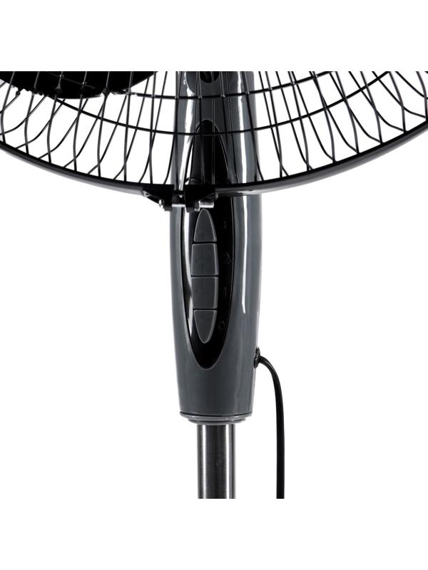 Вентилятор ENERGY EN-1659, напольный, 40 Вт, d= 16 см, 3 скорости, ф-я поворота, чёрный