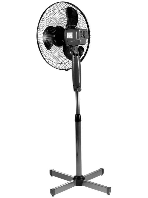 Вентилятор ENERGY EN-1659, напольный, 40 Вт, d= 16 см, 3 скорости, ф-я поворота, чёрный