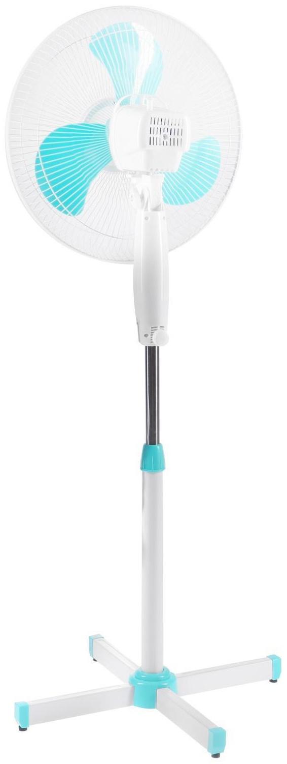 Вентилятор ENERGY EN-1659, напольный, 40 Вт, d=16 см, 3 скорости, ф-я поворота, зеленый