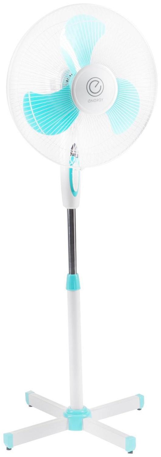 Вентилятор ENERGY EN-1659, напольный, 40 Вт, d=16 см, 3 скорости, ф-я поворота, зеленый