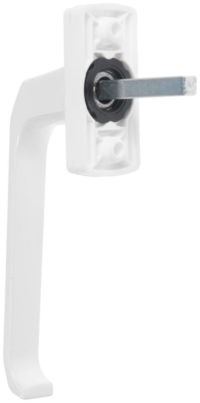 Ручка оконная алюм. 35 мм, бел RAL 9016