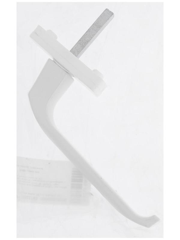 Ручка оконная алюм. 35 мм, бел RAL 9016