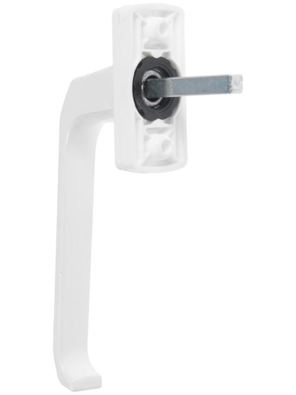 Ручка оконная алюм. 35 мм, бел RAL 9016