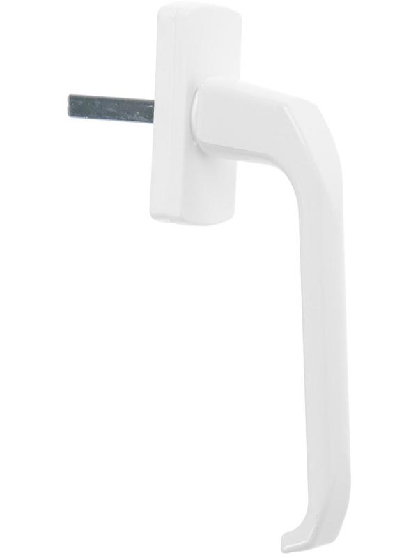 Ручка оконная алюм. 35 мм, бел RAL 9016