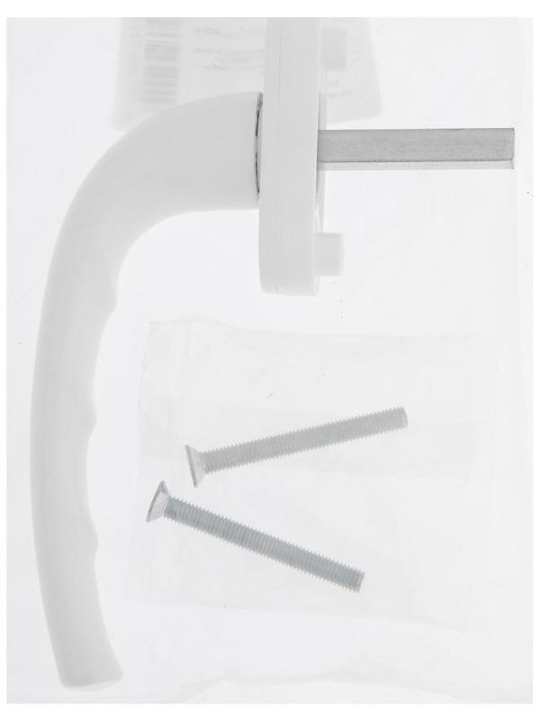 Ручка оконная алюм., 38 мм, белый