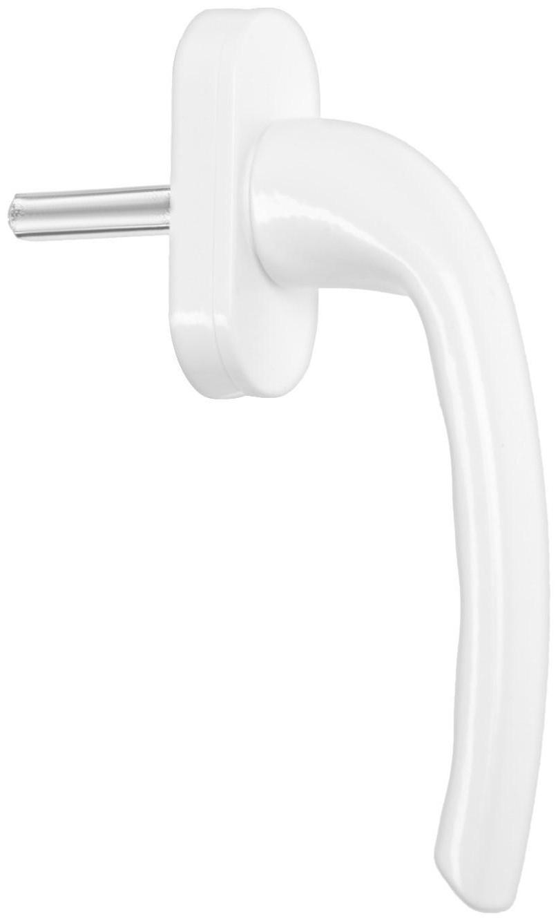 Ручка оконная метал. WH 012/35, бел  RAL 9016
