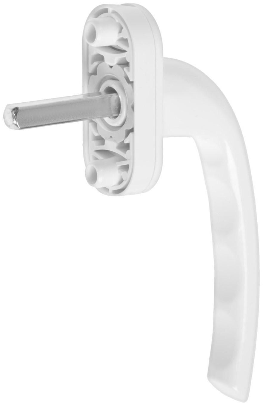 Ручка оконная метал. WH 012/35, бел  RAL 9016