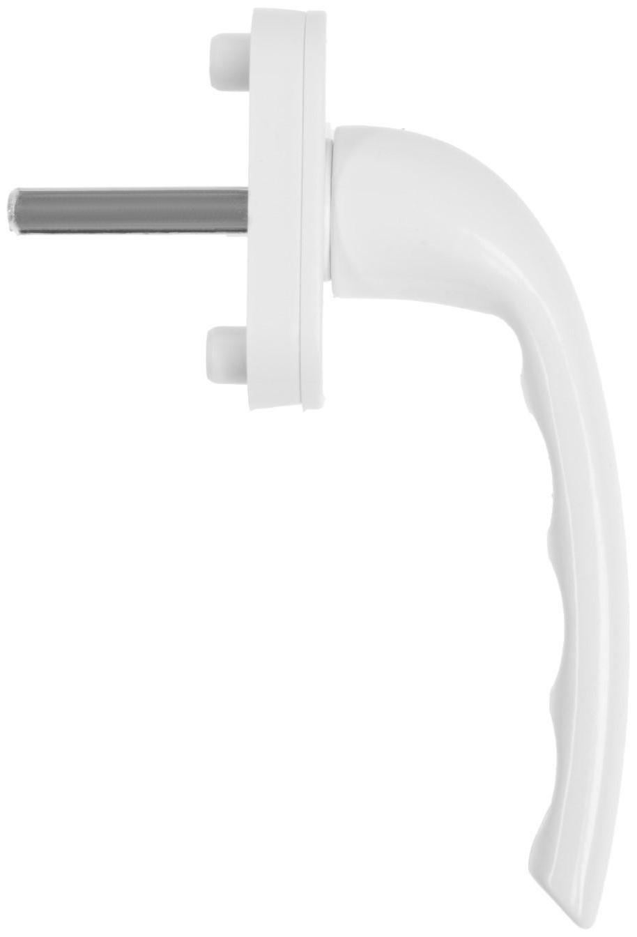 Ручка оконная метал. WH 012/35, бел  RAL 9016