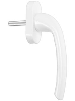 Ручка оконная метал. WH 012/35, бел  RAL 9016