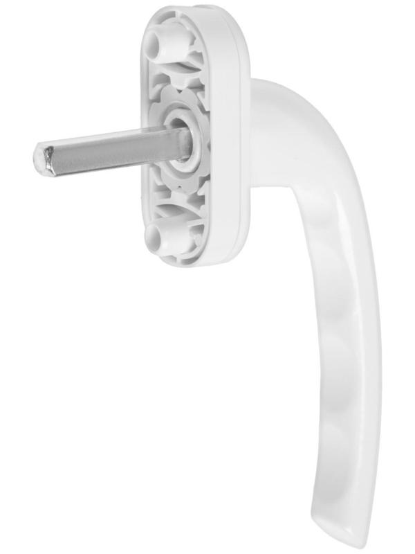 Ручка оконная метал. WH 012/35, бел  RAL 9016