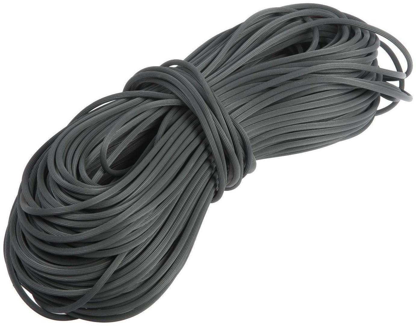 Резиновый шнур, серый, 100 м