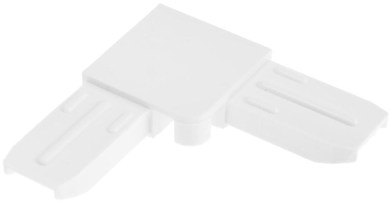 Уголок соединительный усиленный, белый