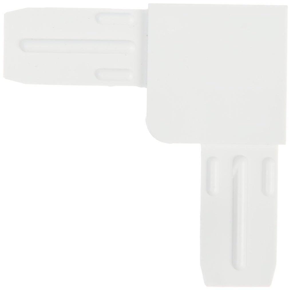 Уголок соединительный усиленный, белый